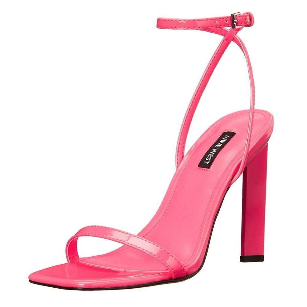 NINE WEST Women's Hotz Barely There Dress Sandals Medium Pink 9